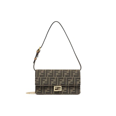 FENDI WALLET ON CHAIN BAGUETTE 8M0498A98PF0A6E (21*11.5*5cm)